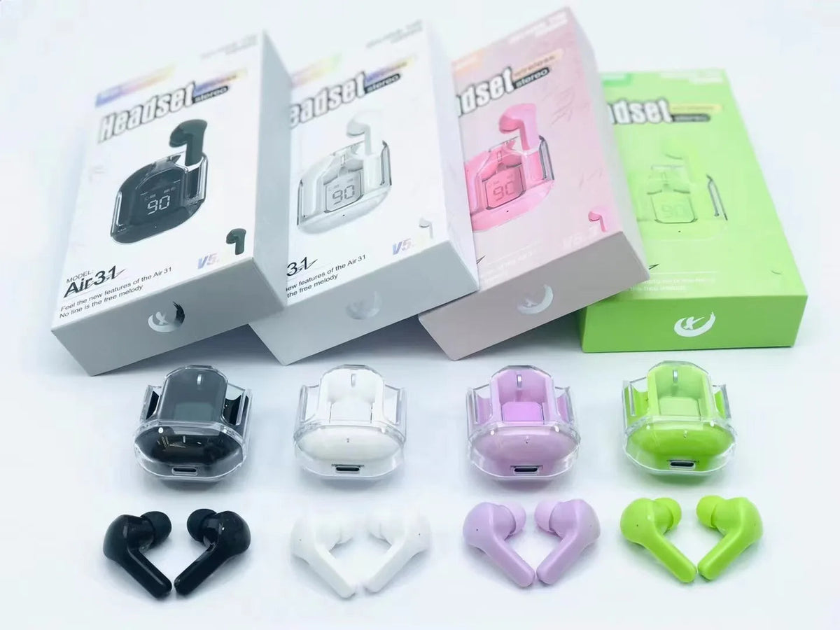 Air 31 TWS Wireless Earbuds with Free Protective Cover