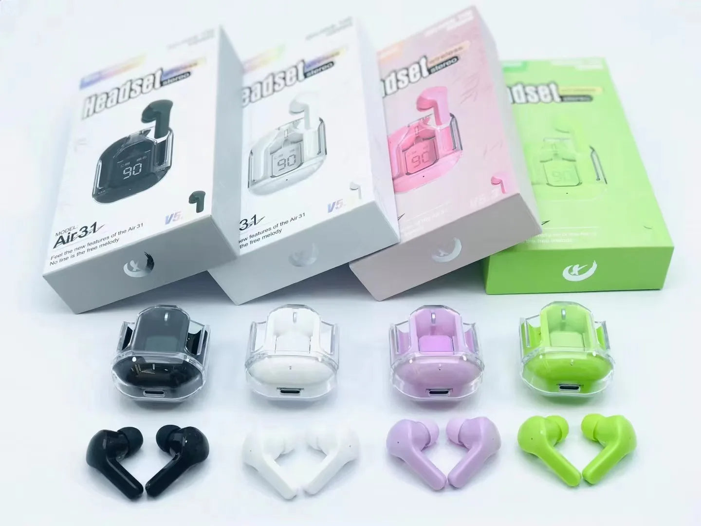 Air 31 TWS Wireless Earbuds with Free Protective Cover