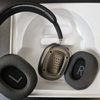 Apple Airpods Max | Magnetic Earmuffs | With Logo, Pop Up & Free Leather Case ( Works with Android & iOS both)