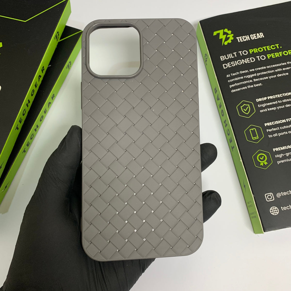 Woven Weave Breathable Grid Case