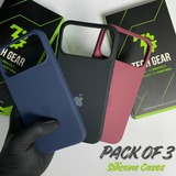 iPhone 17 Series Pack of 3 Silicone Covers