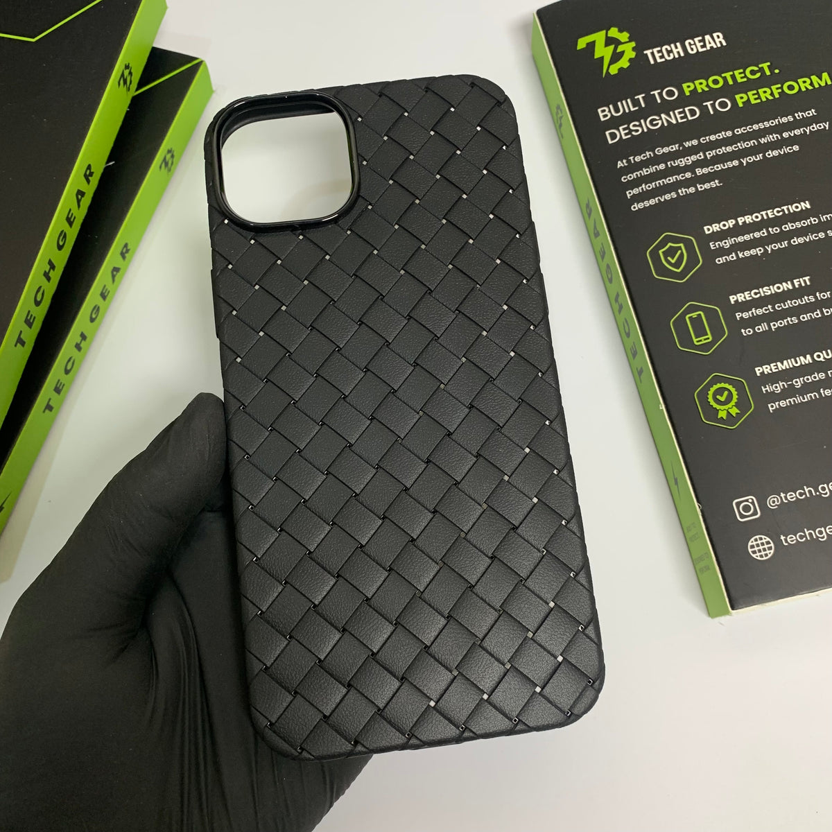 Woven Weave Breathable Grid Case