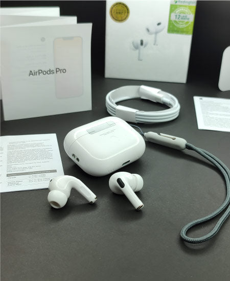 Airpods Pro 2nd Generation with Free Lanyard + Free Silicone Case