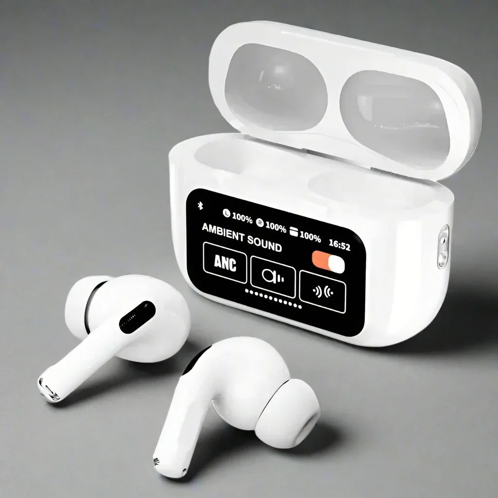 Airpods With LCD Touch Screen