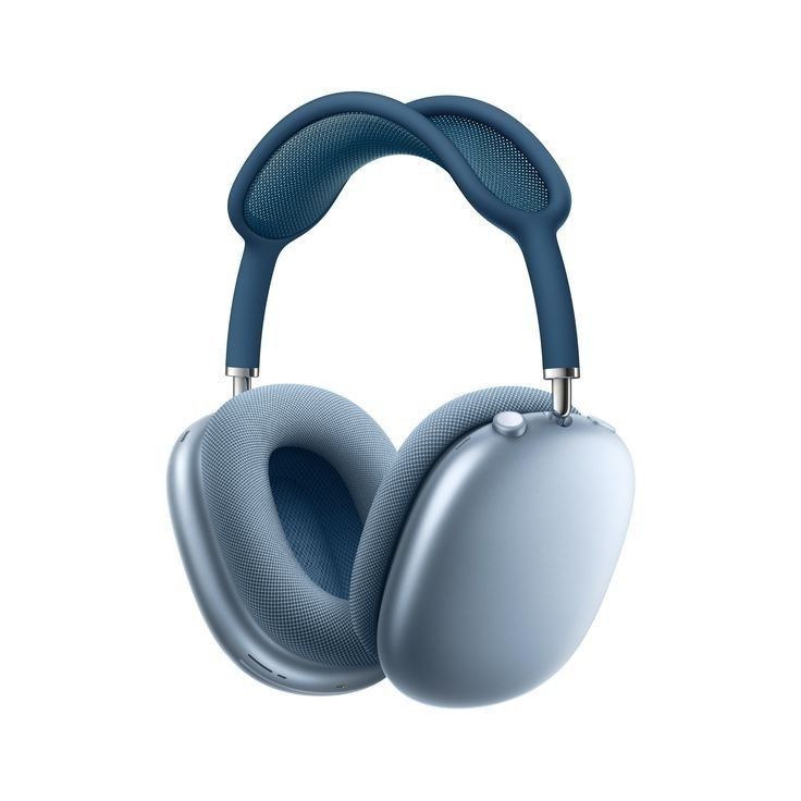 Apple Airpods Max Wireless Headphones With Logo, Pop Up & Free Leather Case (Works with Android & iOS both)